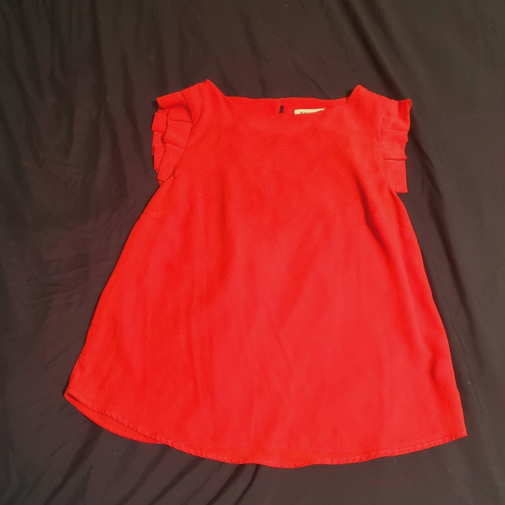 Monteau Red Blouse - Picture 2 of 4